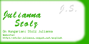 julianna stolz business card